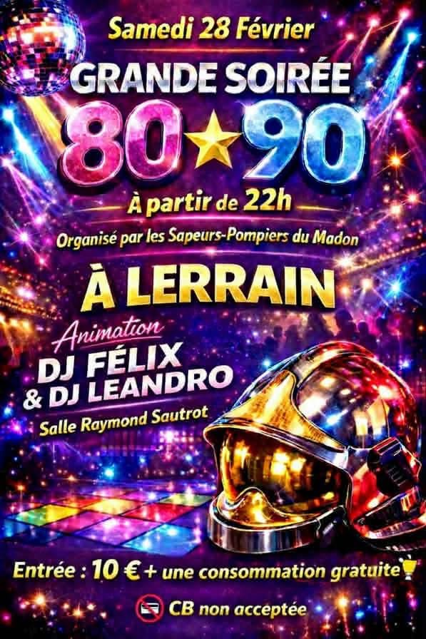 Grande soirée 80/90