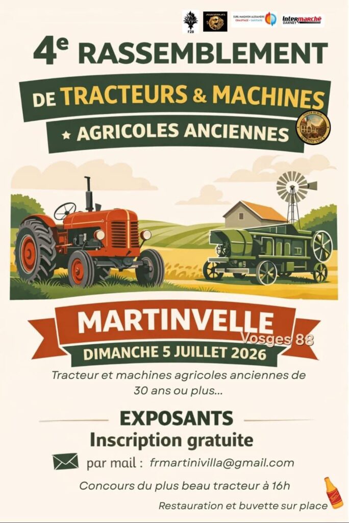 4e rassemblement de tracteurs et machines agricoles anciennes