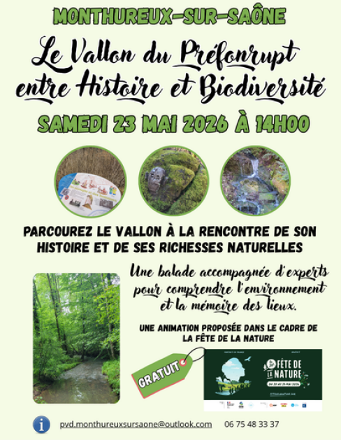Balade guidée au Vallon de Préfonrupt