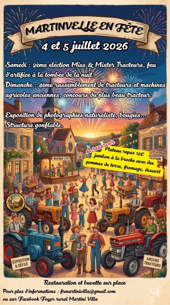Martinvelle en fête