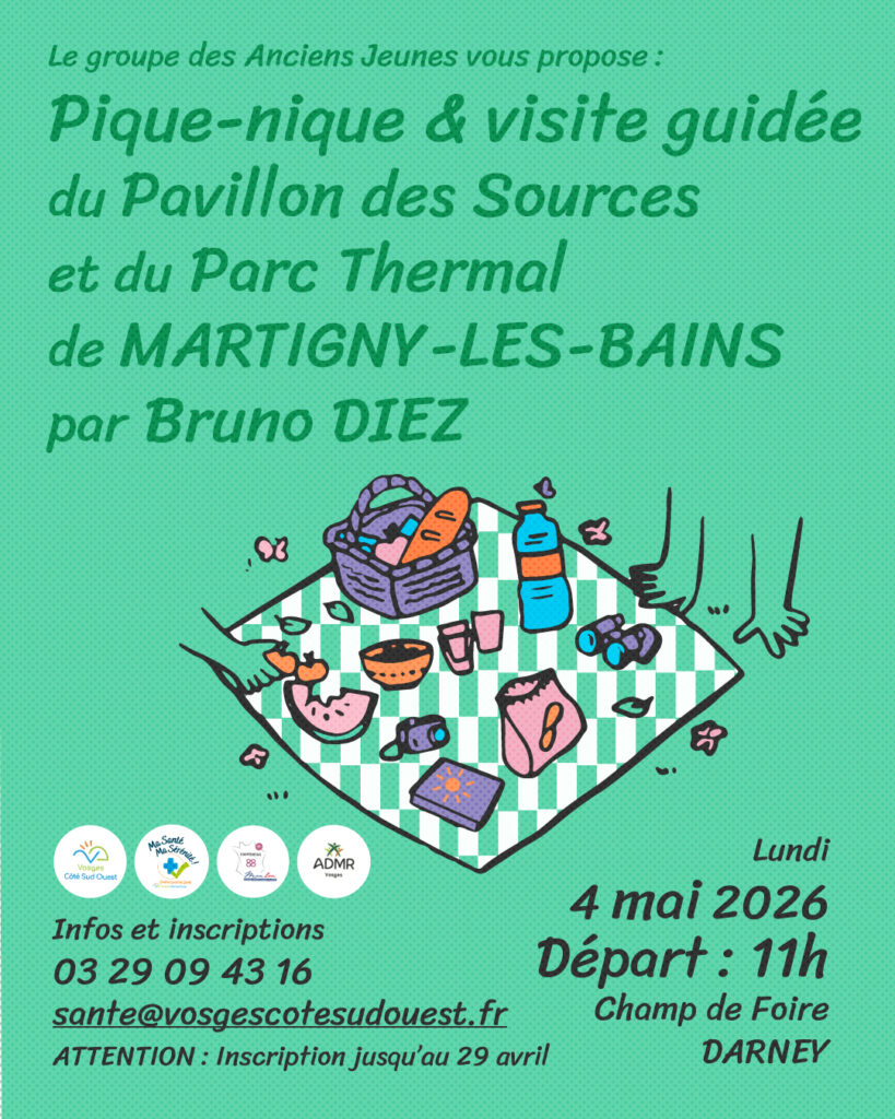 Pique-nique & visite guidée à Martigny-les-Bains