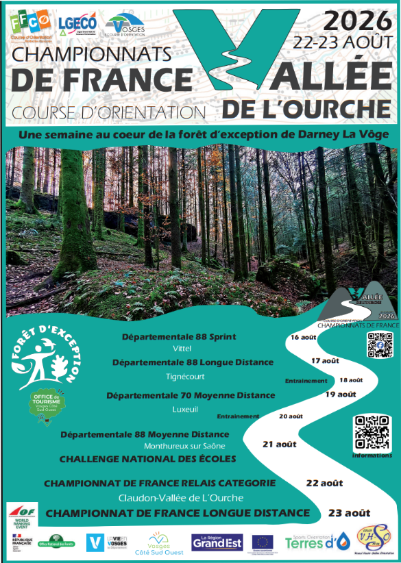 Championnats de France de Course d&rsquo;Orientation