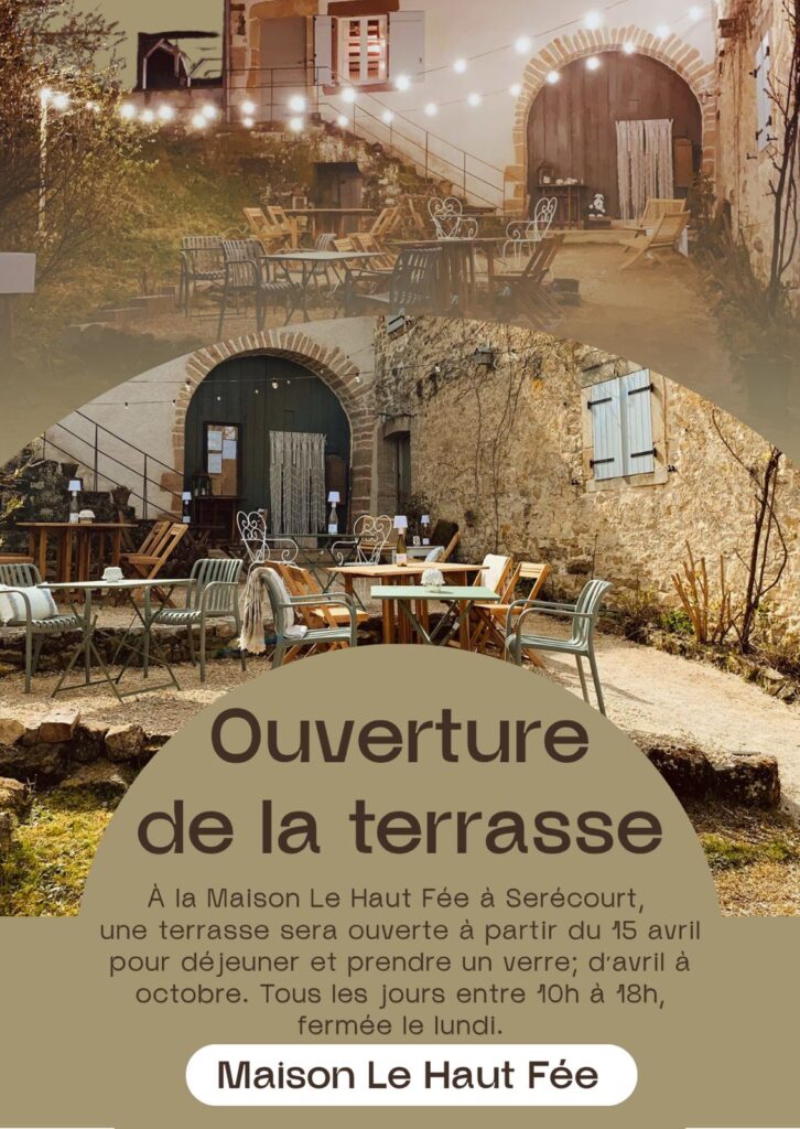 Ouverture d&rsquo;une terrasse à Serécourt