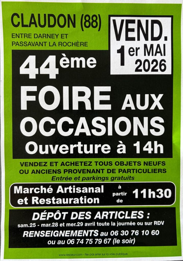 Foire aux occasions