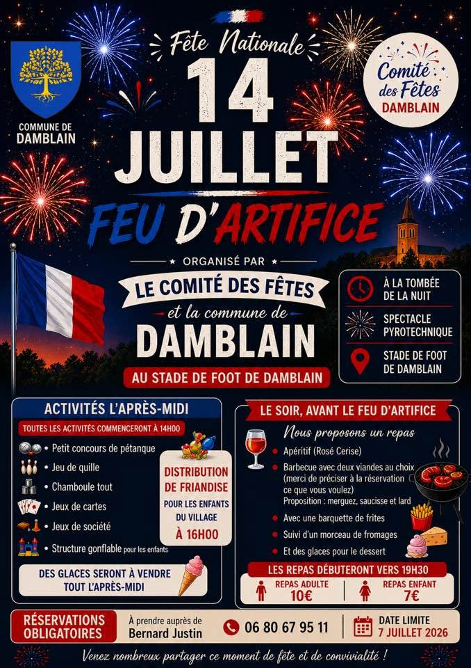 Nationale feestdag op 14 juli