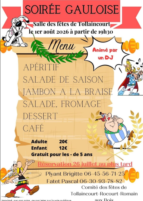 Soirée Gauloise