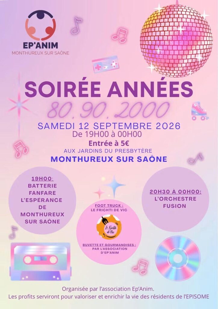 Soirée Années 80 / 90 / 2000