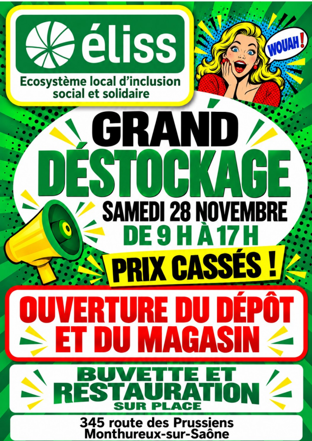 Grand Déstockage au magasin ELISS